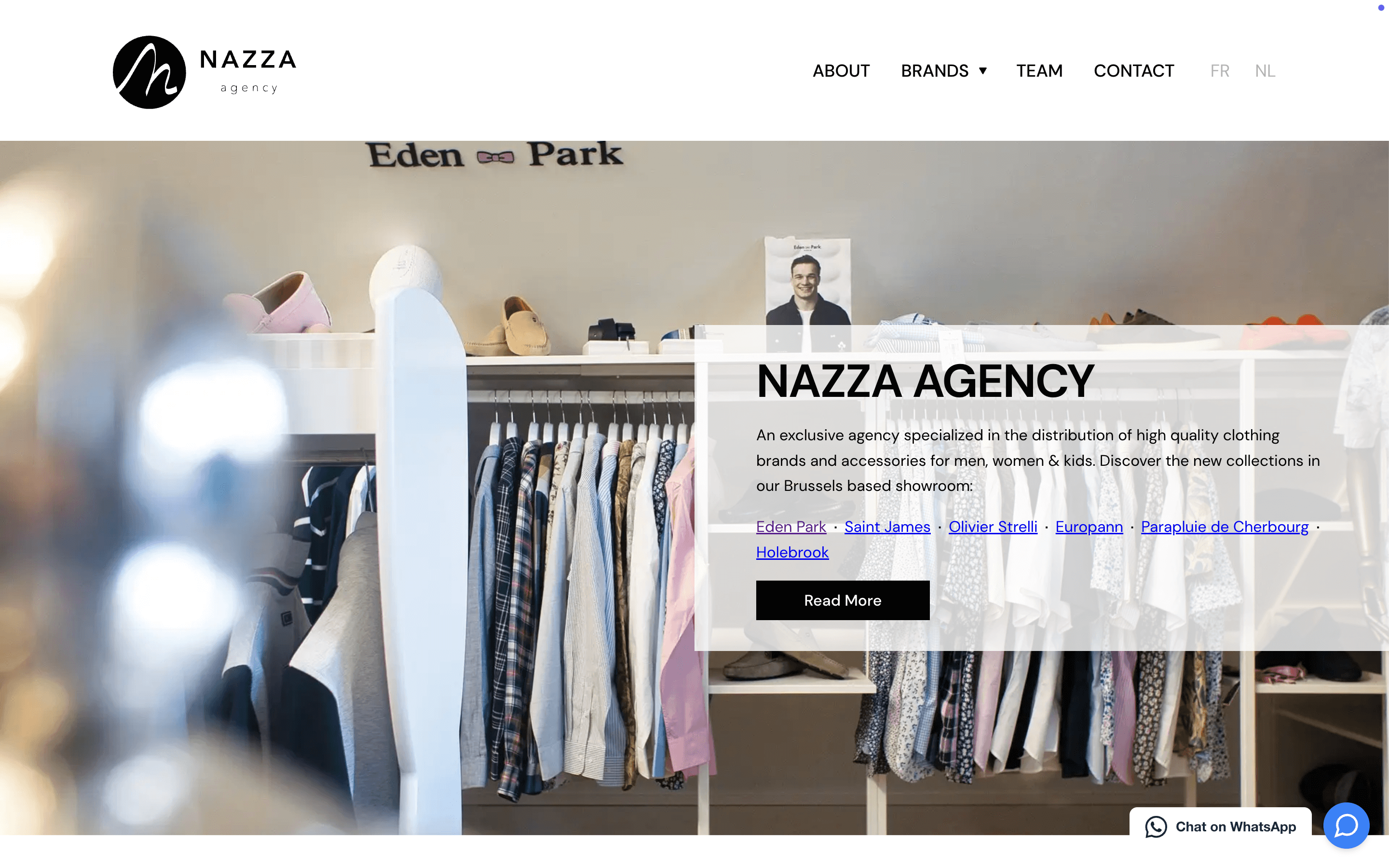 Nazza Showroom Website screenshot or logo